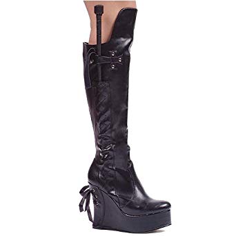 4.5" Heel Knee Boot With Whip (ES475-Sadie Final Sale)