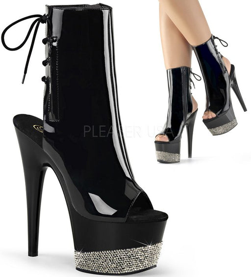 7" Heel Open Toe  Ankle Boot(ADORE-1018-3)