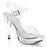 Clear 5"Ankle Strap Sandal Heel with a 1" Platform (COCKTAIL-508)
