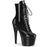 Blk Glitter Pat/M Item # (SKU): ADO1020GP/BG/M 7" (178mm) Heel, 2 3/4" (70mm) Platform Lace-Up Front Ankle Boot, Inner Side Zip Closure