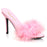 Pink 4" (10.2cm) Heel Marabou Fur Slipper (CLASSIQUE-01F)