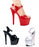 7" Heel Stiletto Heel Sandal with a 3" Platform (ES711-Flirt)
