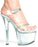 7" Heel Clear Sandal W/Rhinestone (ES711-Jewel)