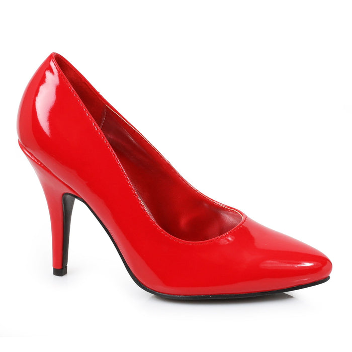Red 4" Heel Simple & Classy "B" Width Pump (ES-8400)