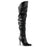 4" Faux Fur Lined, Thigh High Scrunch Boot (CLASSIQUE-3011)