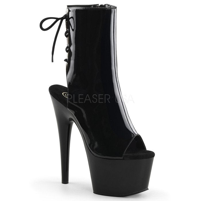 7" Heel Open Toe  Ankle Boot(Adore-1018)