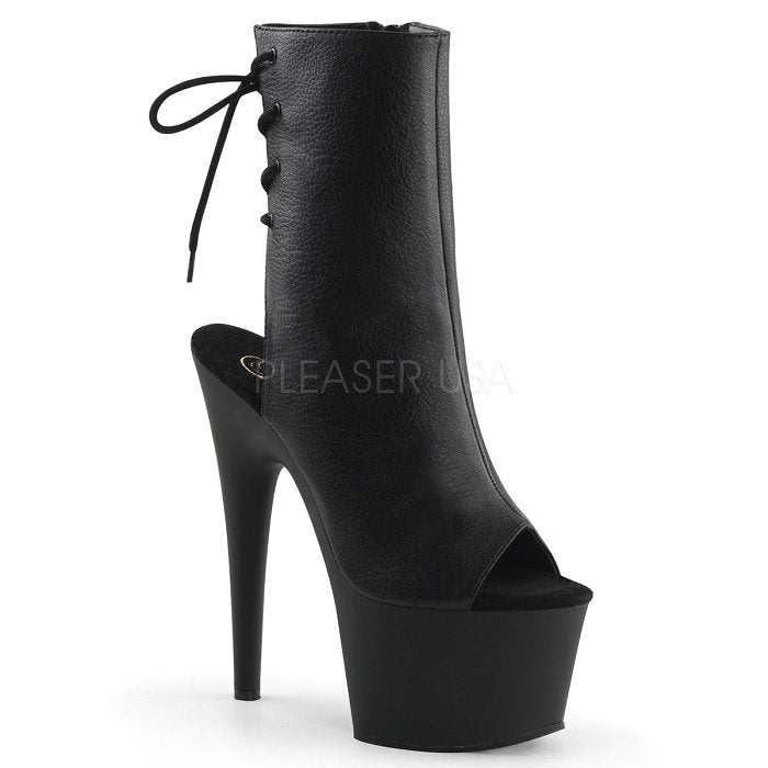 7" Heel Open Toe  Ankle Boot(Adore-1018)