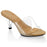 Nude Base 3" Stiletto Heel Sandal 3" (76mm) Heel, 1/8" (3mm) Mini Platform Slide (BELLE-301)