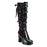 4" Heel 5 Buckle Corseted Knee Boot (CRYPTO-106 Final Sale)