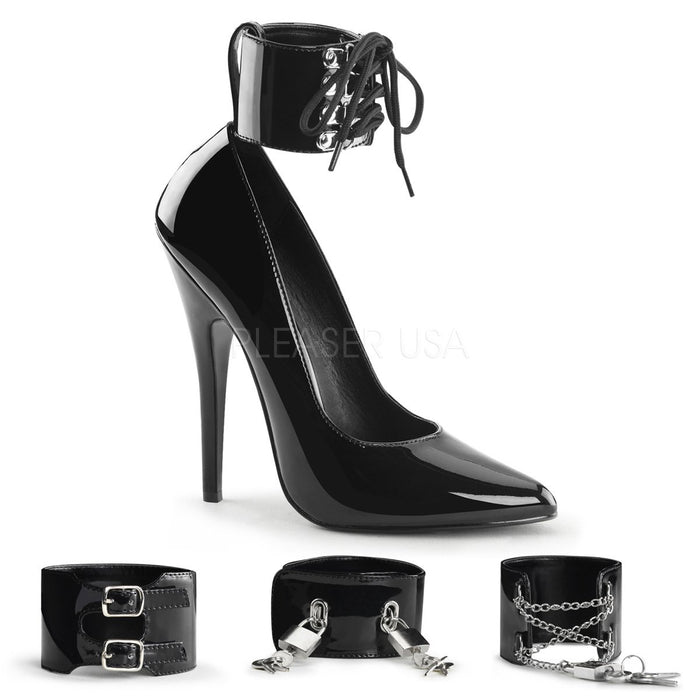 6" Pump with Interchangeable Ankle Cuffs (Domina-434)
