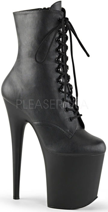 8" Lace-Up Front Ankle Boot (FLAMINGO-1020) 