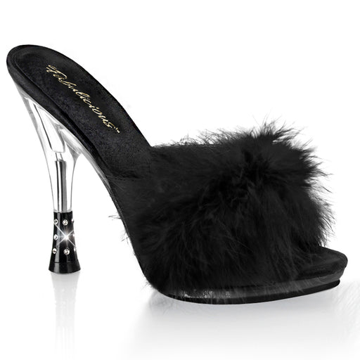 4 3/4" Fur Heel (GLITZY-501-8 Final Sale)