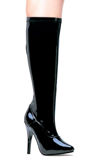 5" Heel Stretch Knee Boot (ES-Laura)(Blowout)(Final Sale)